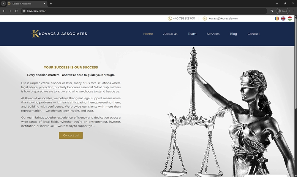 kovacs law online professionalism